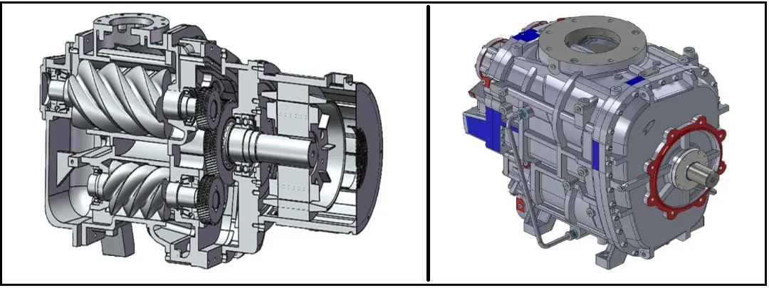 Two Stage Screw Air Compressor